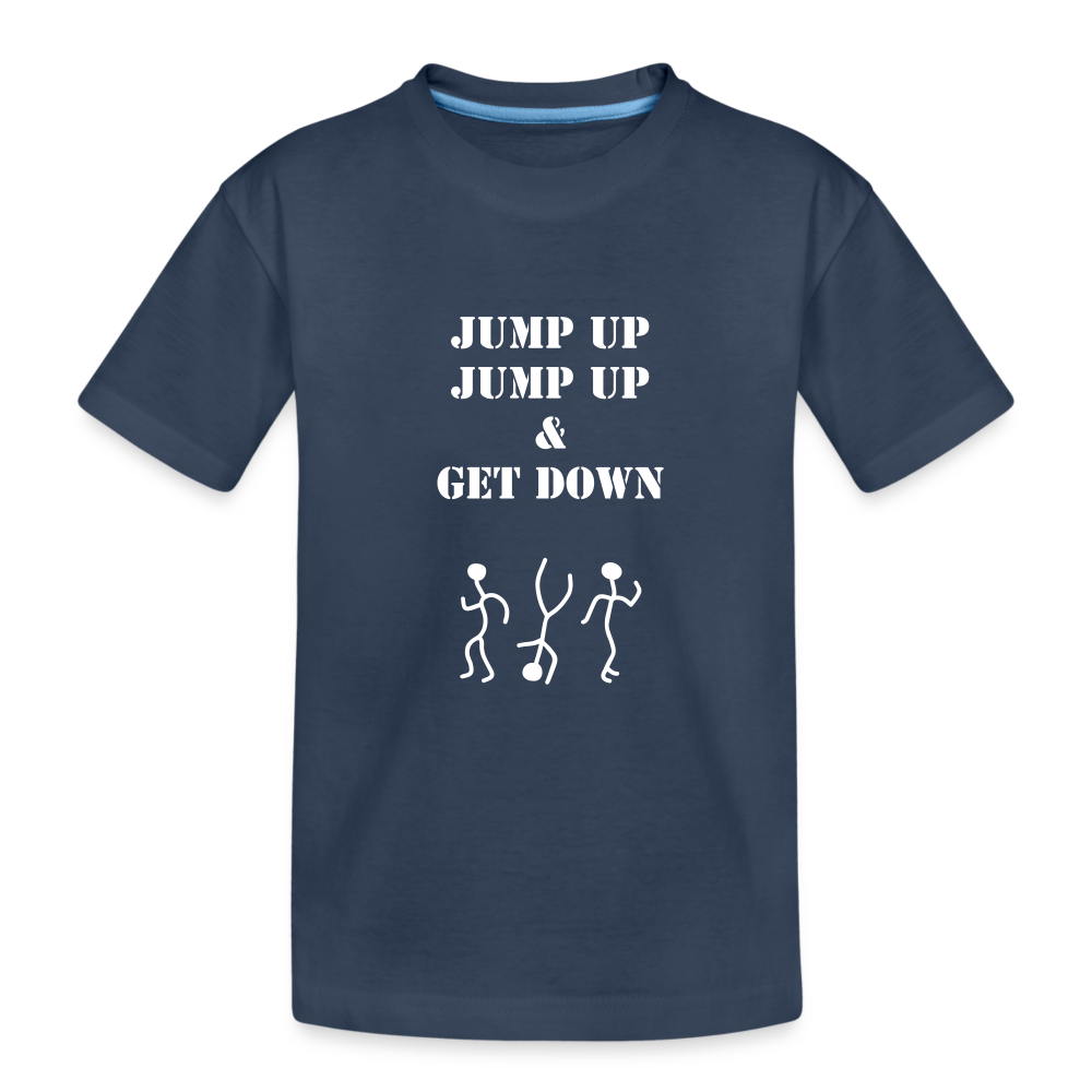 Jump Jump!  Premium Organic T-Shirt - navy