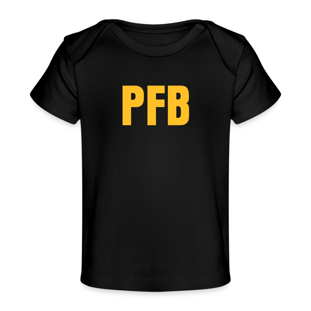 PFB Organic Baby T-Shirt - black