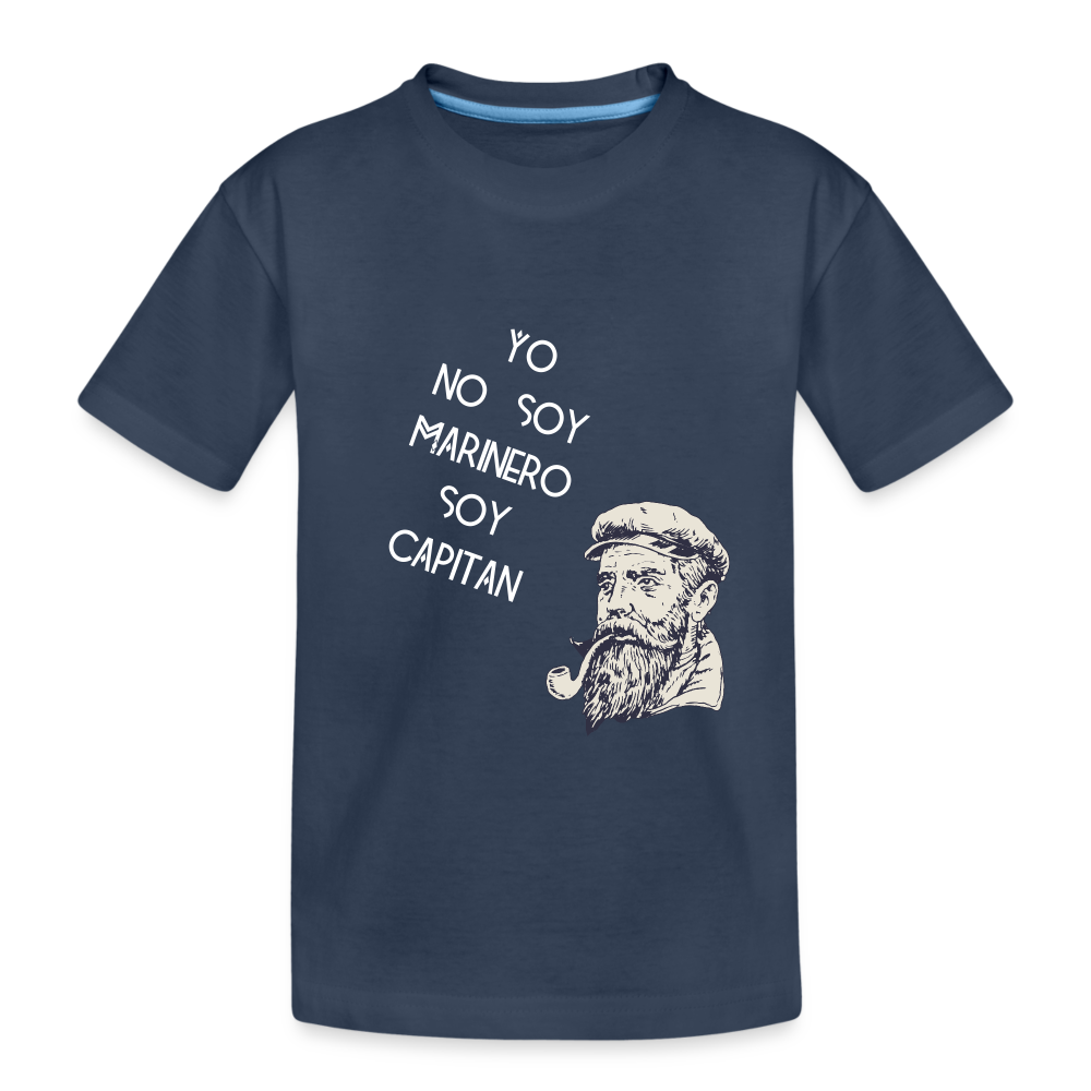 Soy Capitan : Toddler Premium Organic T-Shirt - navy